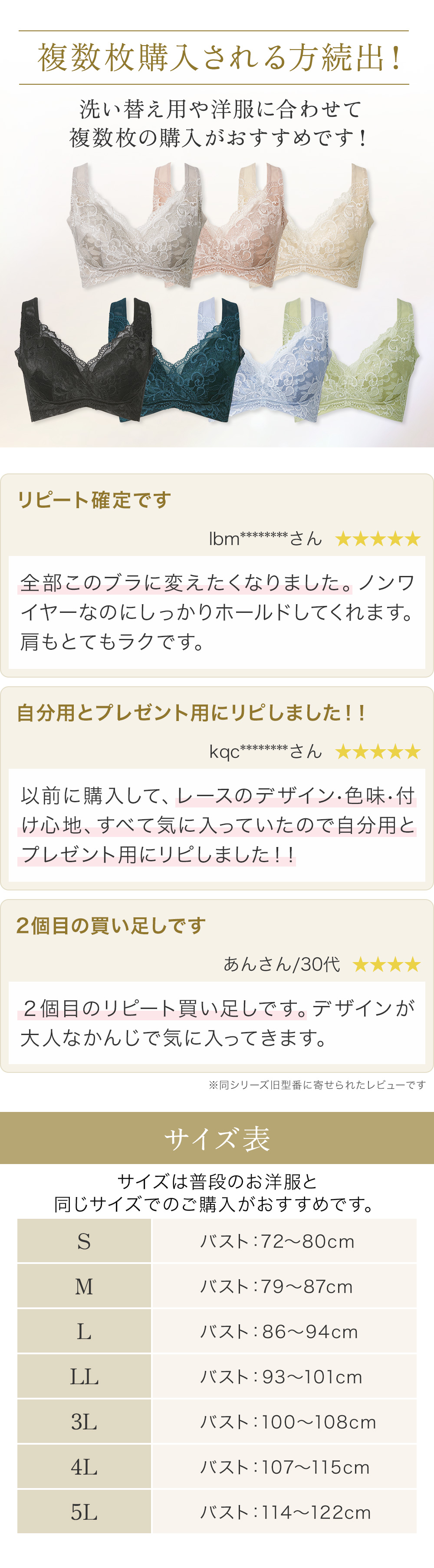 洗い替え用に複数枚のご購入もおすすめ。お客様の声。サイズ表