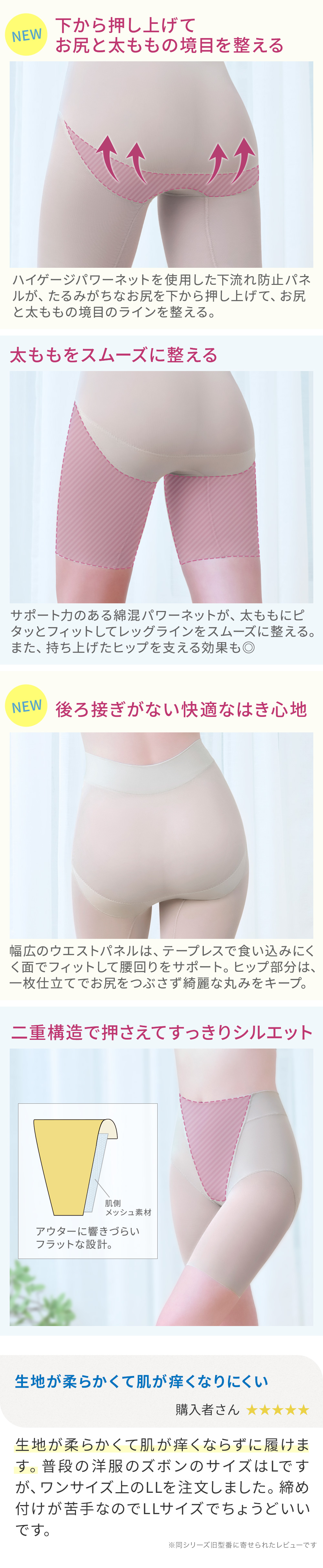 商品詳細。お客様の声