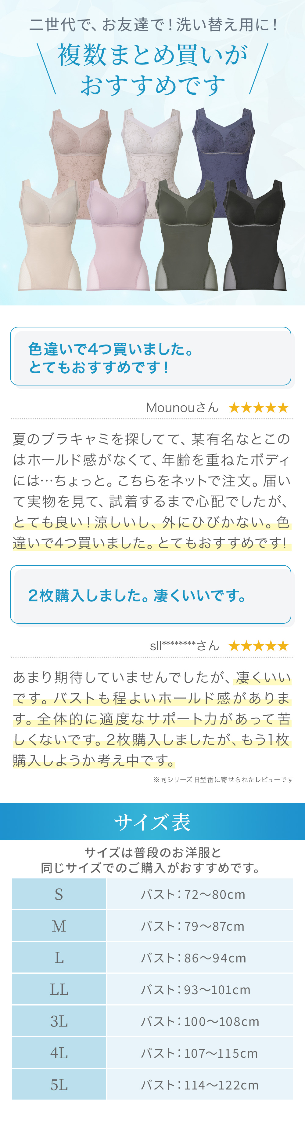 洗い替え用に複数枚のご購入もおすすめ。お客様の声。サイズ表