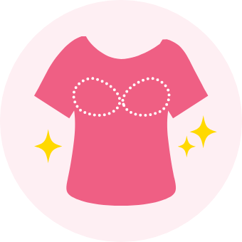背中のデコボコがなく細見えのイメージ画像