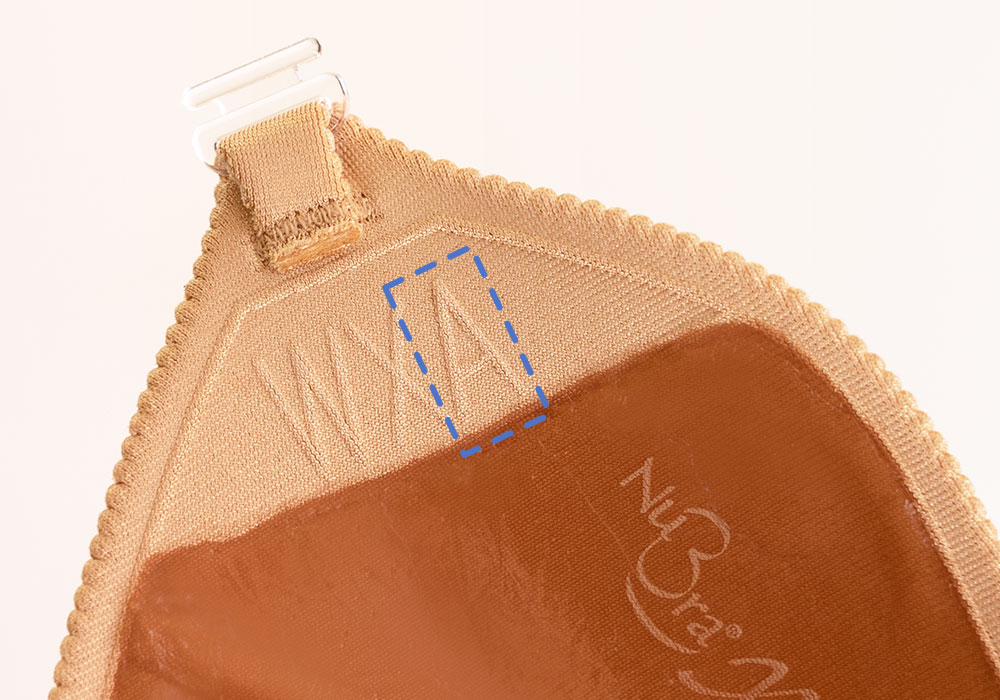 ヌーブラのサイズ確認