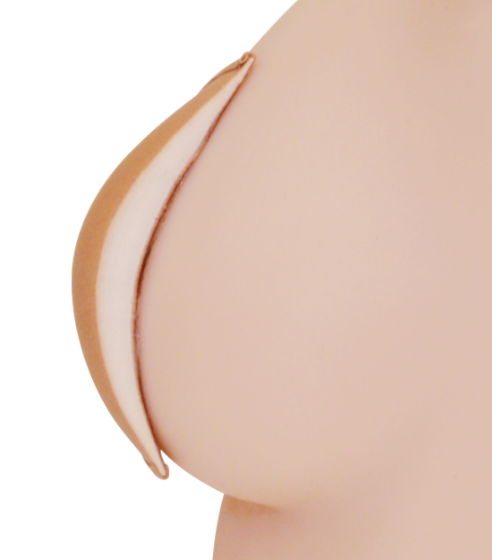 側面：適切な位置の例