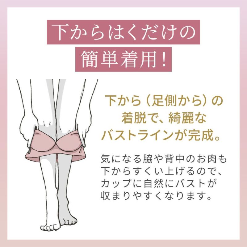 下からはくだけの簡単着用