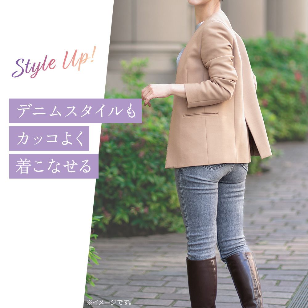 デニムスタイルもカッコよく着こなせる