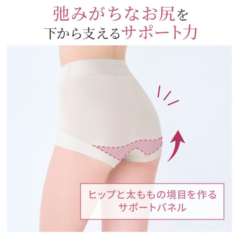弛みがちなお尻を持ち上げるサポート力アップ